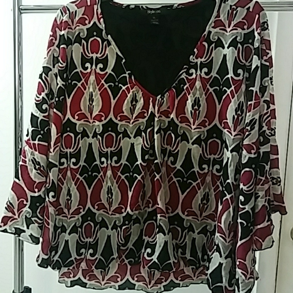 Bell Sleeves Flowy Blouse
